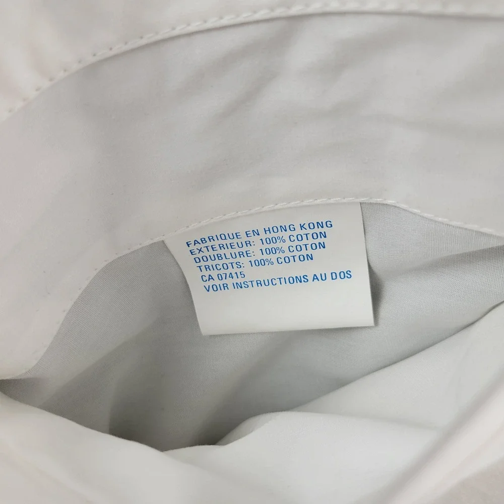 Nautica Yacht Club Reversible Bomber Jacket Mens L White Navy Blue Vintage NWT‎